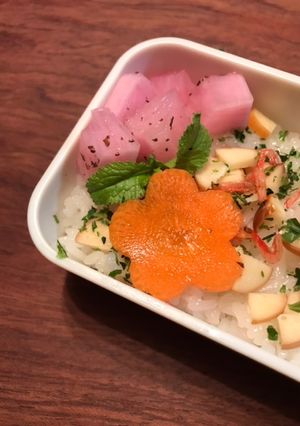 お弁当に！カンタン酢にんじん型抜き-レシピのメイン写真