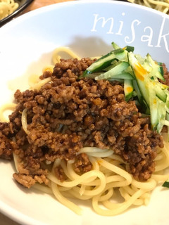 我が家の夏の担々麺!汁なし担々麺♫-レシピのメイン写真