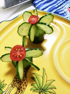 きゅうりのお花❤️飾り切り!お弁当にも-レシピのメイン写真