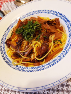 ホタルイカと筍の 和風☆春パスタ-レシピのメイン写真