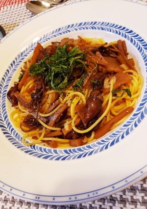 ホタルイカと筍の 和風☆春パスタ-レシピのメイン写真