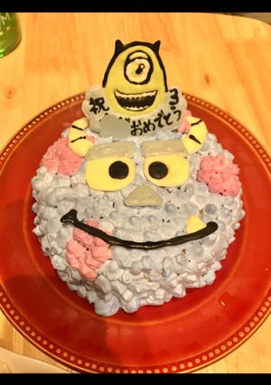 モンスターズインク　バースデーケーキ-レシピのメイン写真