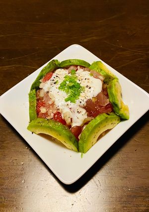 マグロのタルタル、ヨーグルトソース！-レシピのメイン写真