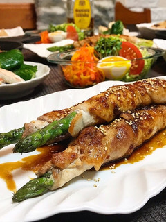 アスパラ肉巻き 楽しく丸ごと!-レシピのメイン写真