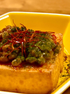 超時短!ピリ甘辛*納豆厚揚げステーキ-レシピのメイン写真