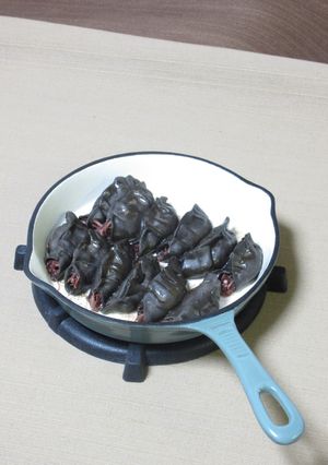 ホタルイカぎょうざ（水橋パエリアの素）-レシピのメイン写真
