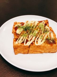 お好み焼き風厚揚げ-レシピのメイン写真