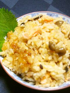 鮭ときのこの炊き込みごはん-レシピのメイン写真