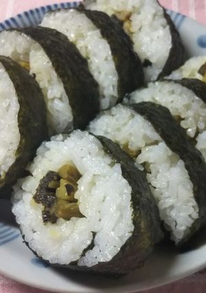 簡単!野沢菜漬けの巻き寿司。。☆☆-レシピのメイン写真