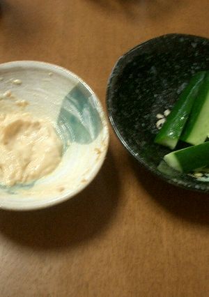 暑い季節に。美味しい味噌きゅうり♪-レシピのメイン写真
