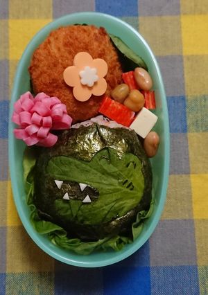 キャラ弁♥️100日後に死ぬワニ-レシピのメイン写真