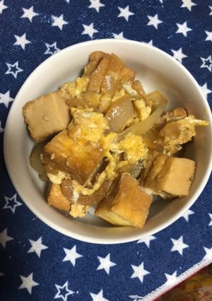 厚揚げでボリュームアップ卵丼-レシピのメイン写真