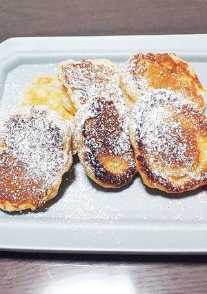 ヨーグルトたっぷり☆モチモチパンケーキ-レシピのメイン写真