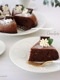 炊飯器de<簡単>チョコバナナケーキ-レシピのメイン写真
