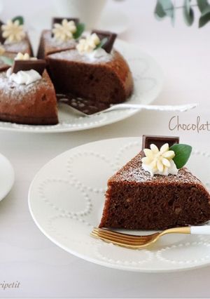 炊飯器de<簡単>チョコバナナケーキ-レシピのメイン写真