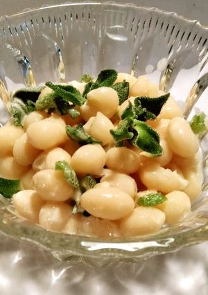 甘くない豆料理アイスプラントと豆のサラダ-レシピのメイン写真