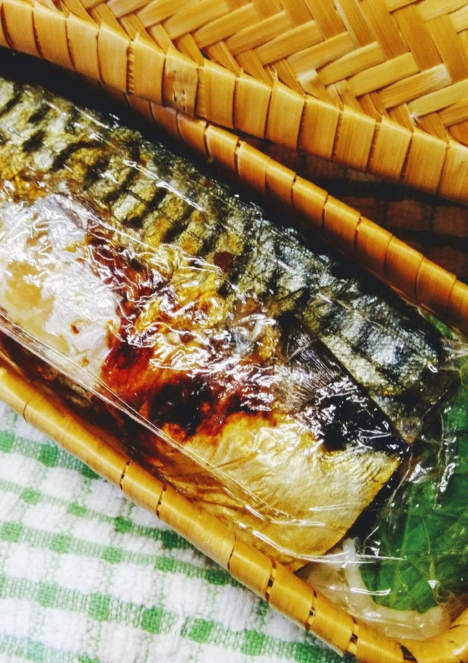 焼き鯖寿司のお弁当-レシピのメイン写真