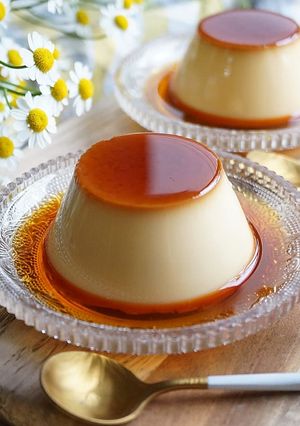 コツ満載！毎日食べたい♪固めのプリン-レシピのメイン写真