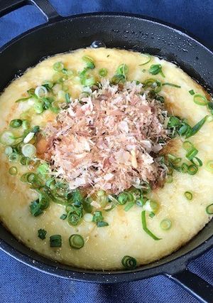 山芋のふわトロ鉄板焼き（めんつゆ）-レシピのメイン写真