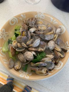 あさりと、青梗菜の白だし蒸し-レシピのメイン写真