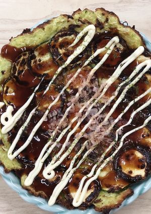【郷土食】ズッキーニのお好み焼き-レシピのメイン写真
