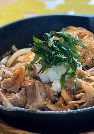 【ダイエット!】ポン酢deすき焼き風-レシピのメイン写真