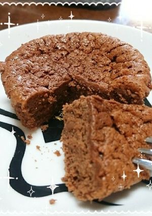 材料3つ☆簡単☆濃厚☆プチガトーショコラ-レシピのメイン写真
