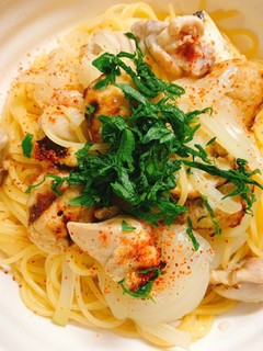 余った焼鳥で和風パスタ-レシピのメイン写真