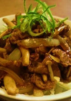 豚ときのこのオイ丼-レシピのメイン写真