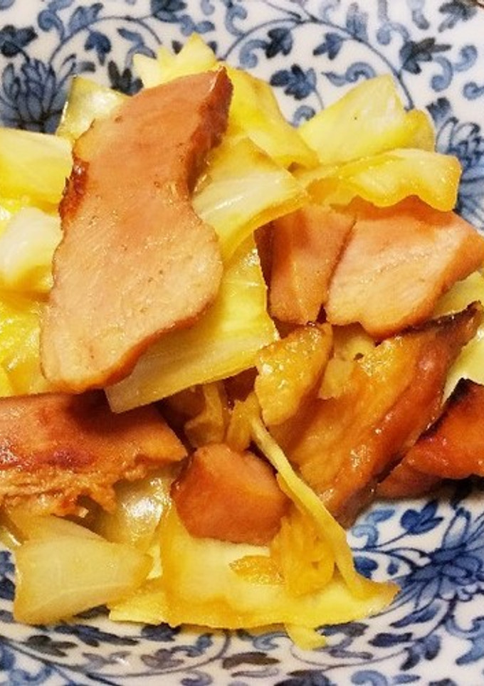 和風☆厚切りベーコンとキャベツの炒め物-レシピのメイン写真