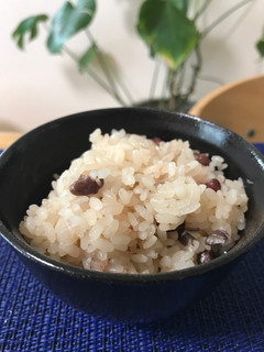 簡単モチモチ〜な炊飯器お赤飯-レシピのメイン写真