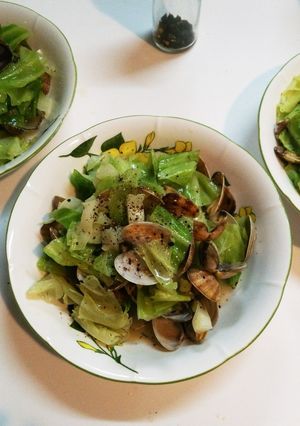 我が家のあさりキャベツ-レシピのメイン写真