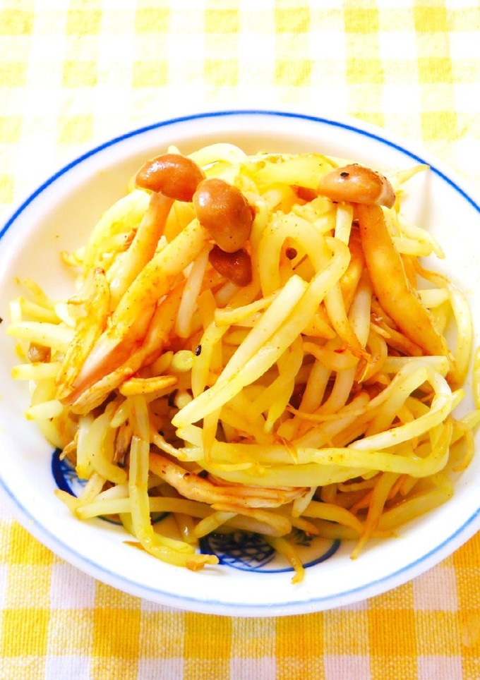 ☺簡単♪もやしとしめじのカレー和え☺-レシピのメイン写真