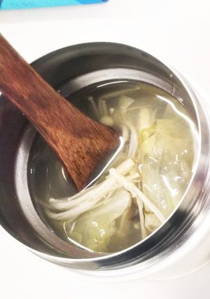 もずく酢とオクラのスープをスープジャーで-レシピのメイン写真