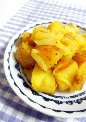 時短♪新じゃがと新玉ねぎのカレー風味-レシピのメイン写真