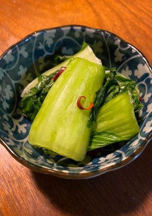 意外な美味しさ！チンゲン菜の浅漬け-レシピのメイン写真