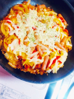 ご飯ピザ-レシピのメイン写真