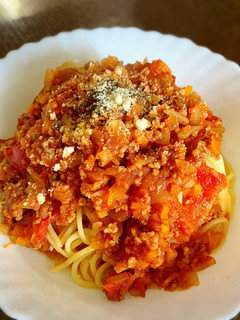 ミートソーススパゲティ-レシピのメイン写真