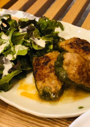 とろっと美味しい！ピーマンの肉詰め♪-レシピのメイン写真