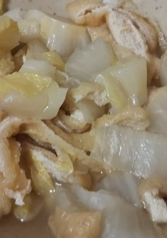 白菜たっぷり⭐️白菜と薄揚げの煮物-レシピのメイン写真