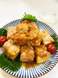厚揚げ肉巻き油淋鶏ソースかけ-レシピのメイン写真