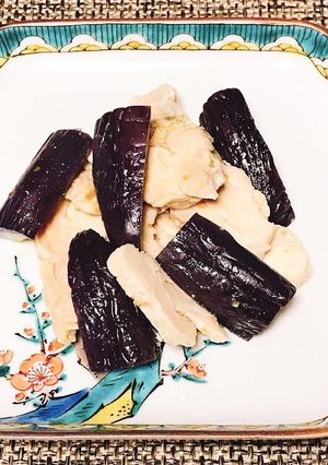 茹で鶏となすの柚子胡椒ポン酢和え-レシピのメイン写真