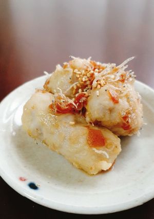 簡単副菜！里芋の梅干しポン酢和え-レシピのメイン写真