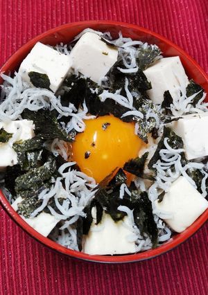 しらすと塩豆腐の卵のっけ丼-レシピのメイン写真
