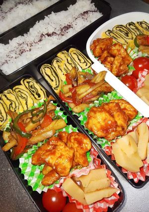 野菜たっぷり男子弁当*2~2-レシピのメイン写真