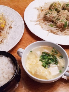 夕飯!豆腐と玉子の中華スープ-レシピのメイン写真
