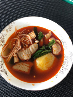 モツとじゃがいもの激辛煮物-レシピのメイン写真