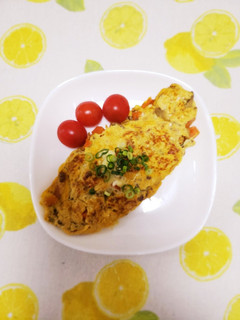 リメイク☆カレーオムレツinチーズ-レシピのメイン写真