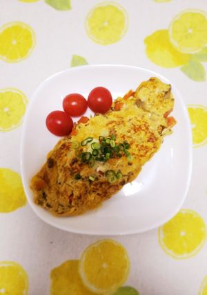 リメイク☆カレーオムレツinチーズ-レシピのメイン写真