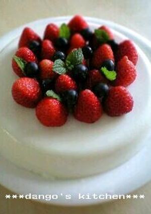 ✿ Ｂｉｒｔｈｄａｙ　ｃａｋｅ ✿-レシピのメイン写真